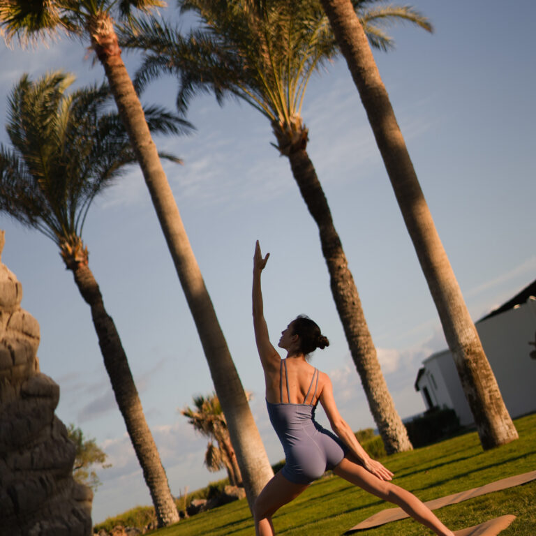 Yoga wellness session by the sea at Grecotel Creta Palace