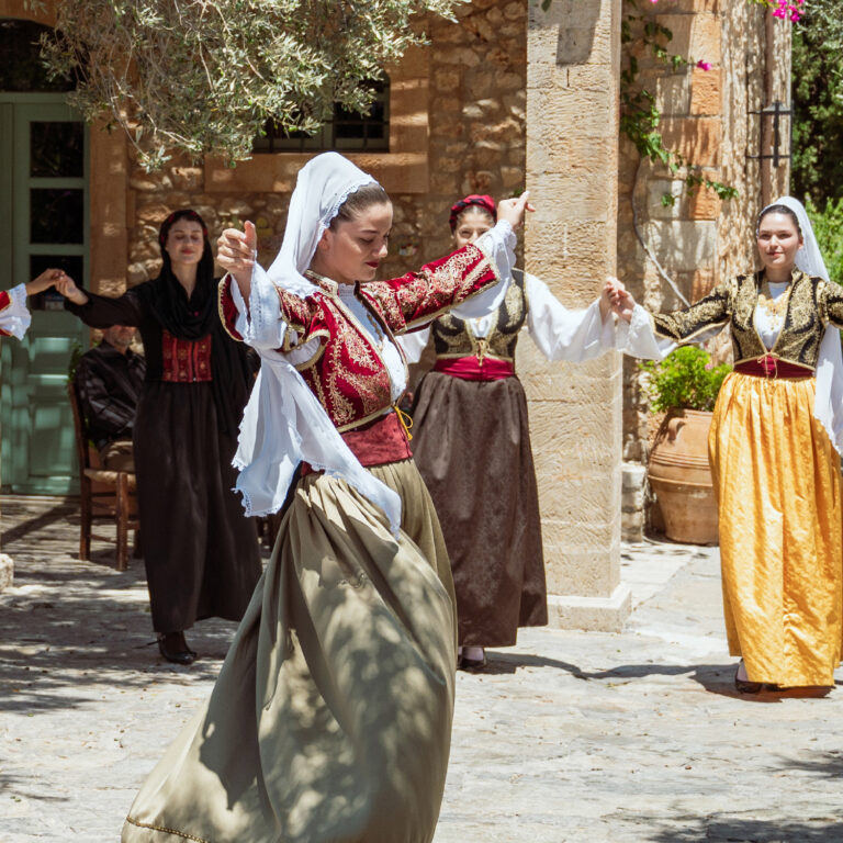 Traditional summer feasts cultural experience in Crete