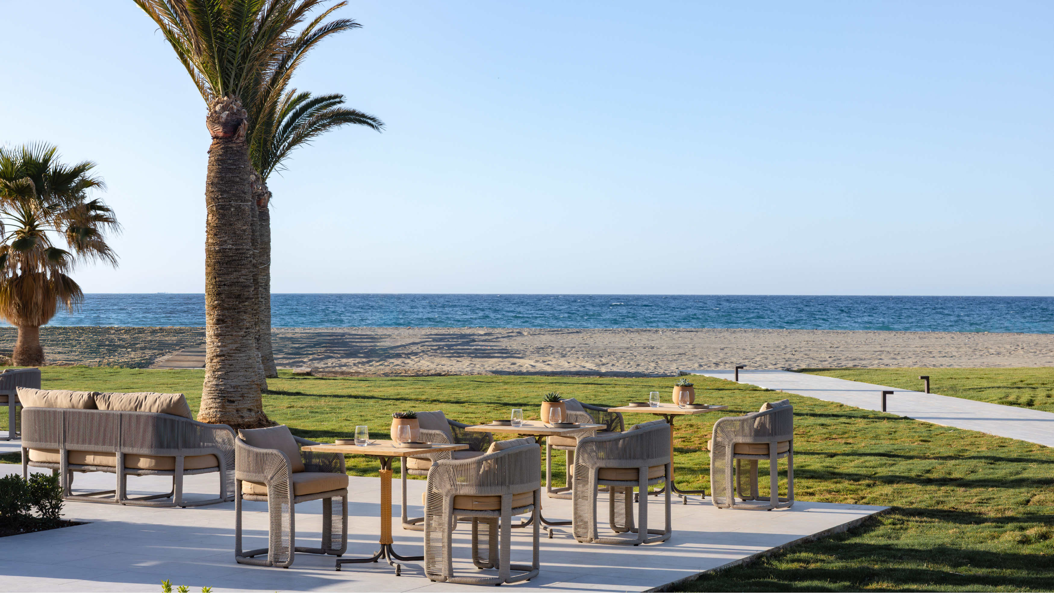 La Trattoria Italian restaurant dining experience at Grecotel Creta Palace