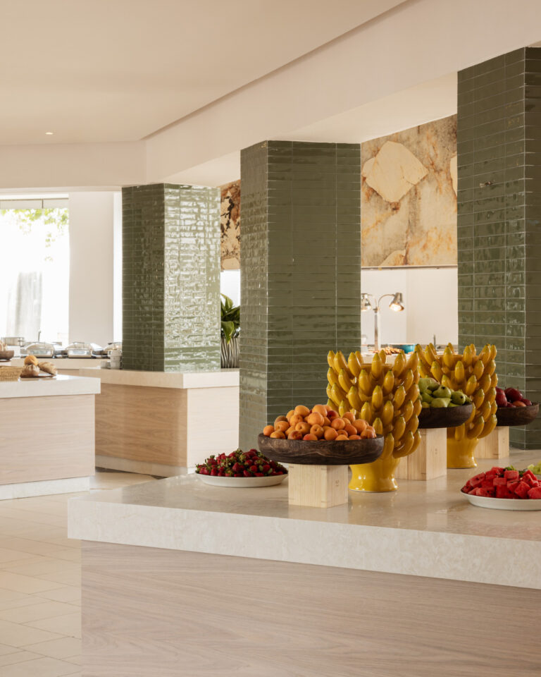 Interior dining area of Labyrinth restaurant at Grecotel Creta Palace