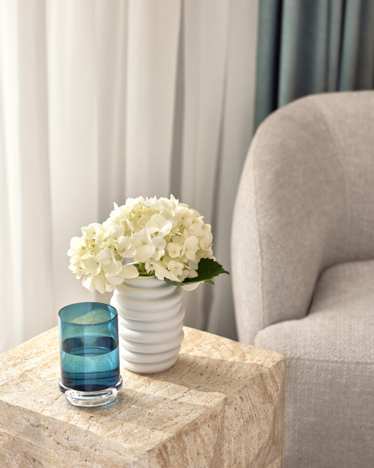 Elegant room decoration in palace luxury suite at Grecotel Creta Palace