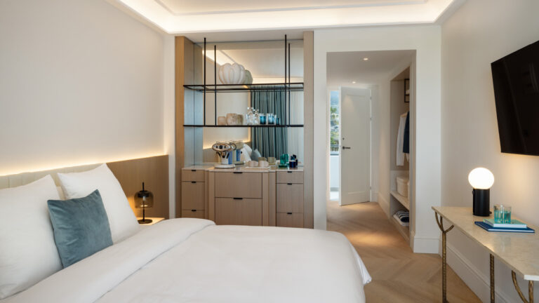 Superior double room with panoramic sea view at Grecotel Creta Palace in Crete