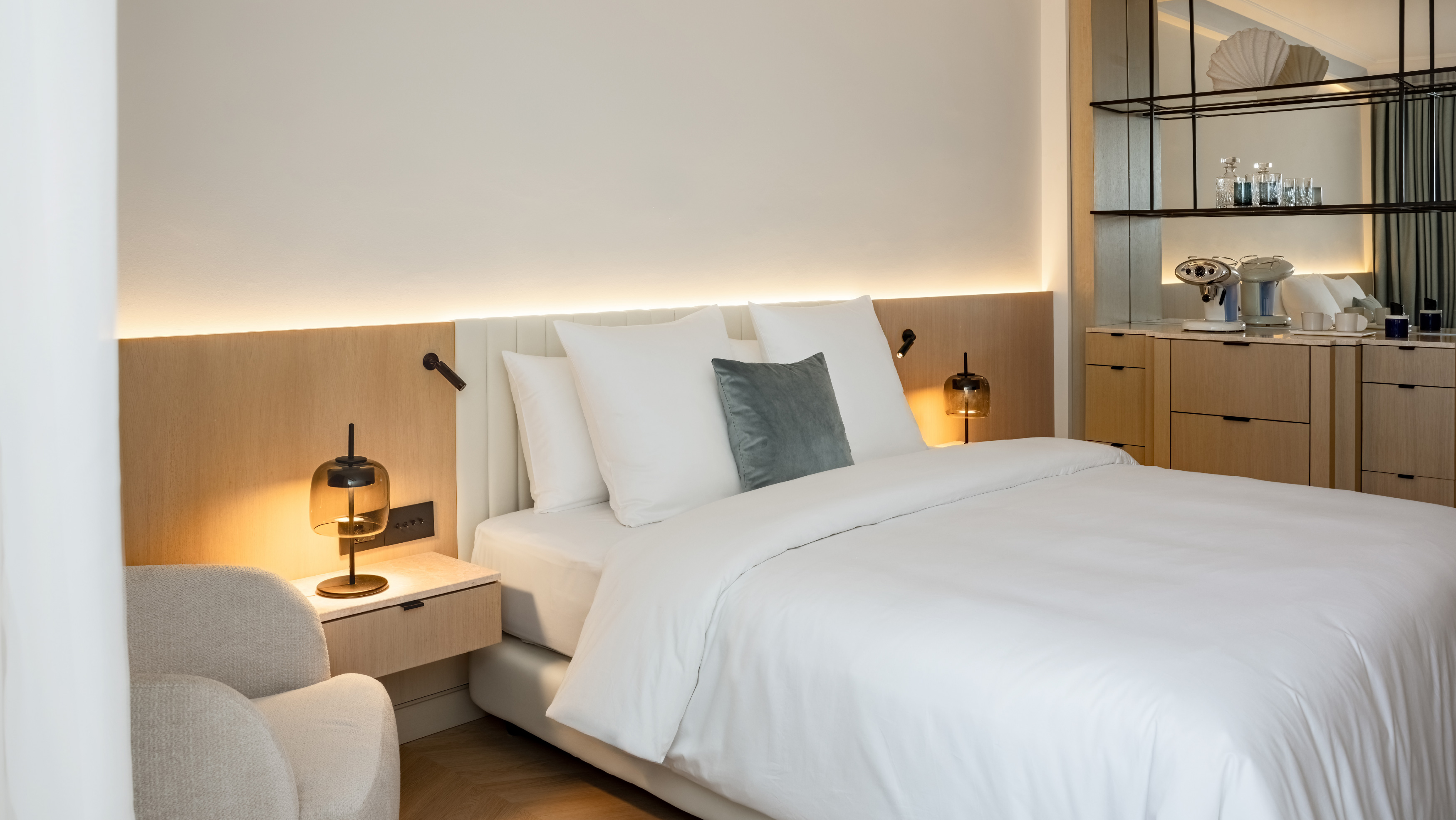 Panoramic sea view superior double room at Grecotel Creta Palace