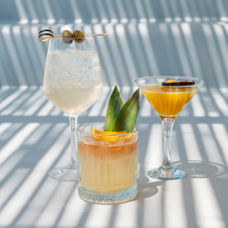 Signature cocktails and drinks at Sky Bar Grecotel Creta Palace