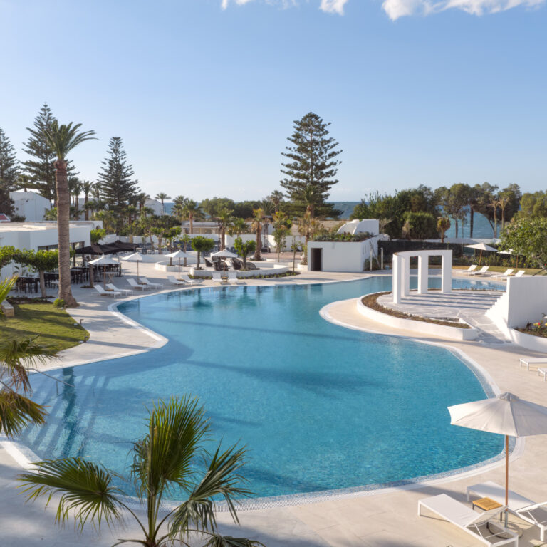 New Beach Club seaside facilities at Grecotel Creta Palace