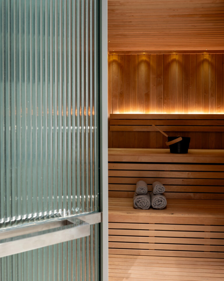 Sauna room wellness facilities at Grecotel Creta Palace