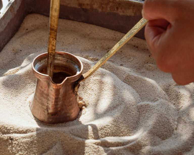 Traditional Greek kafenion dining experience at Grecotel Creta Palace