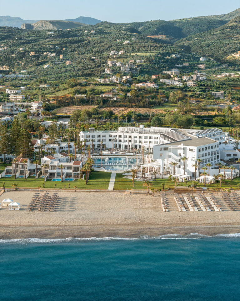 Panoramic resort and sea view at Grecotel Creta Palace