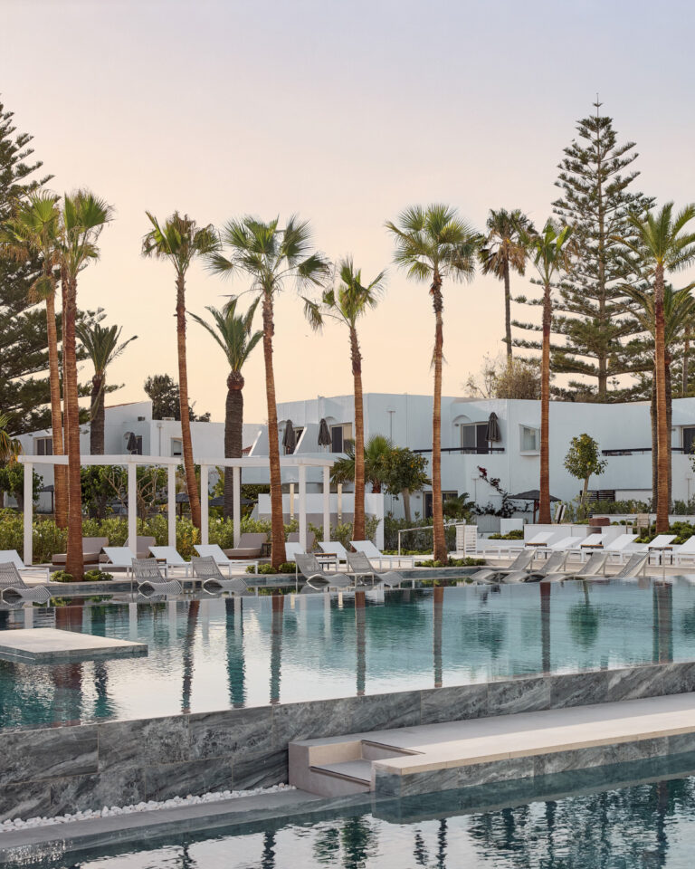 Breathtaking new poolscape with infinity pools at Grecotel Creta Palace