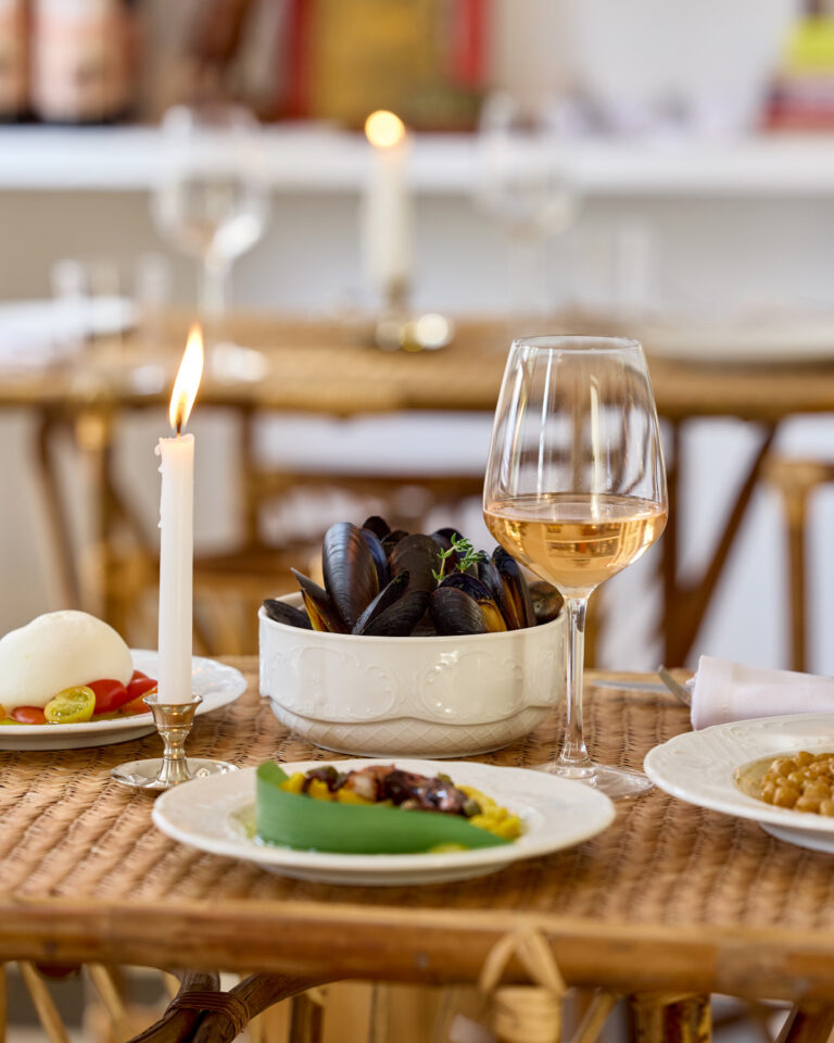 Fine dining experience at Antica Taverna at Grecotel Creta Palace