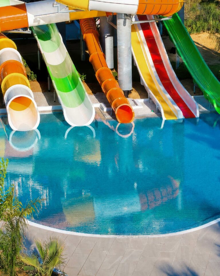 Waterslides at Grecotel Creta Palace Aqua Park