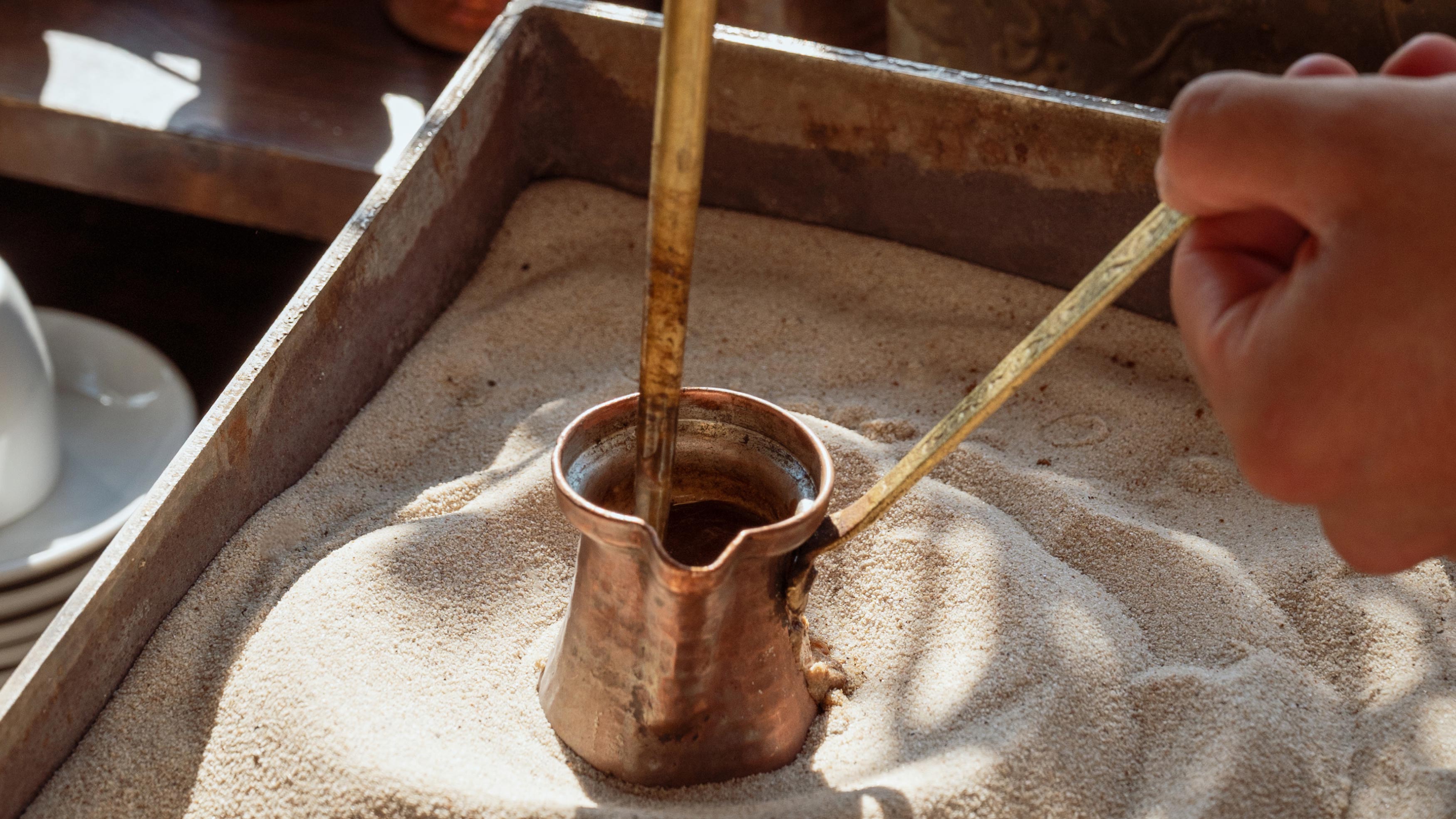 Traditional Greek kaffenio experience at Grecotel Creta Palace