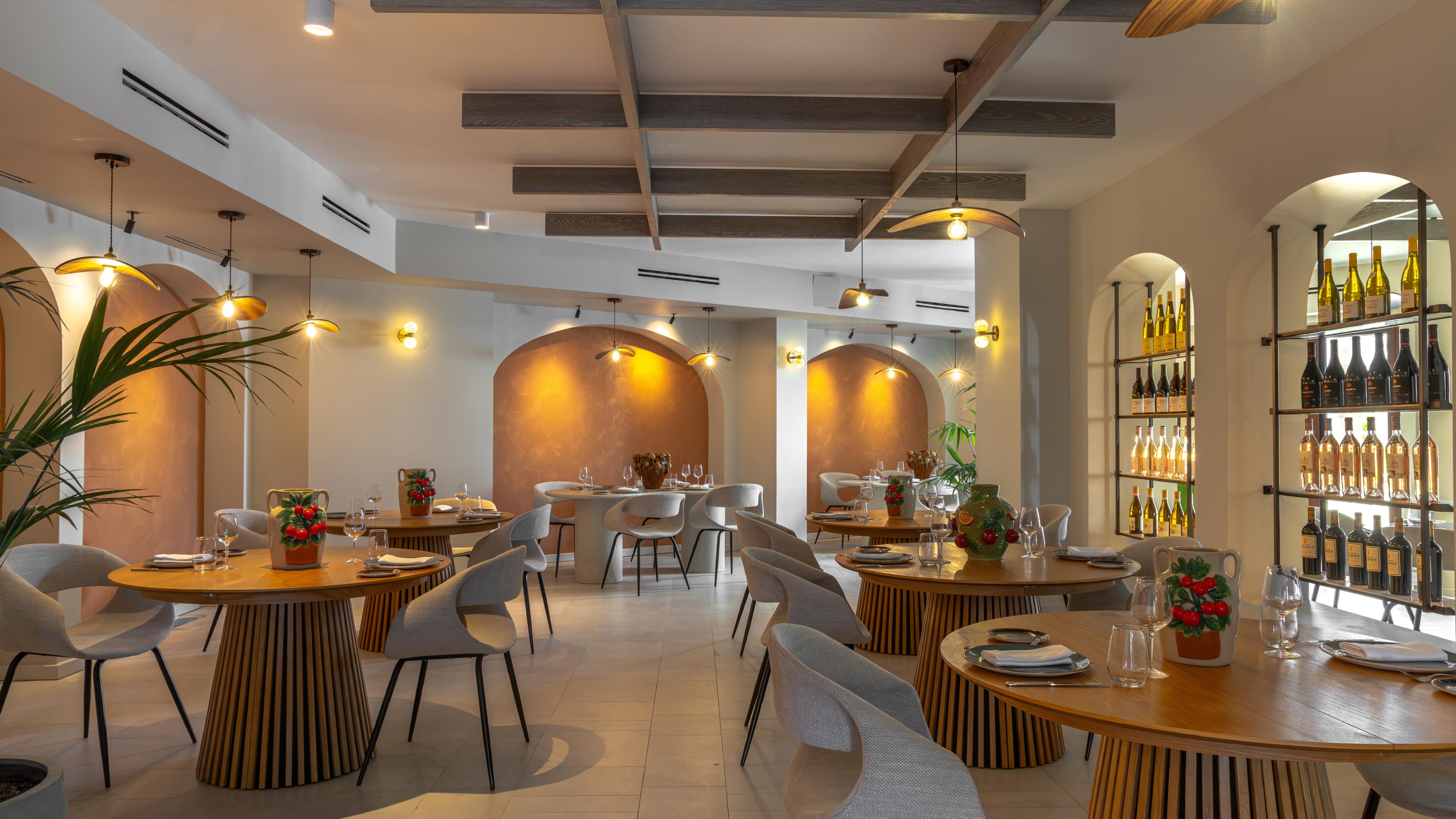 La Trattoria Italian restaurant dining experience at Grecotel Creta Palace