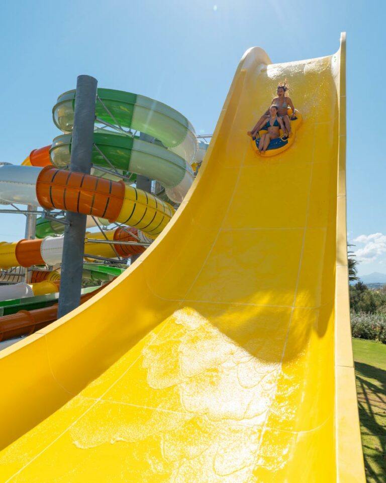 Aqua Park waterslides at Grecotel Creta Palace