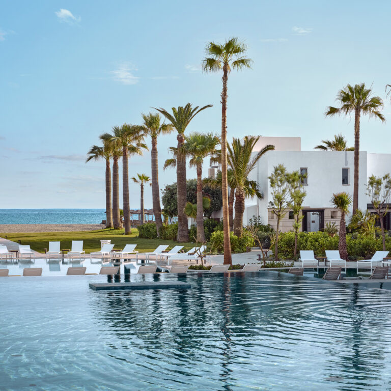 Luxury resort hero view of Grecotel Creta Palace in Crete