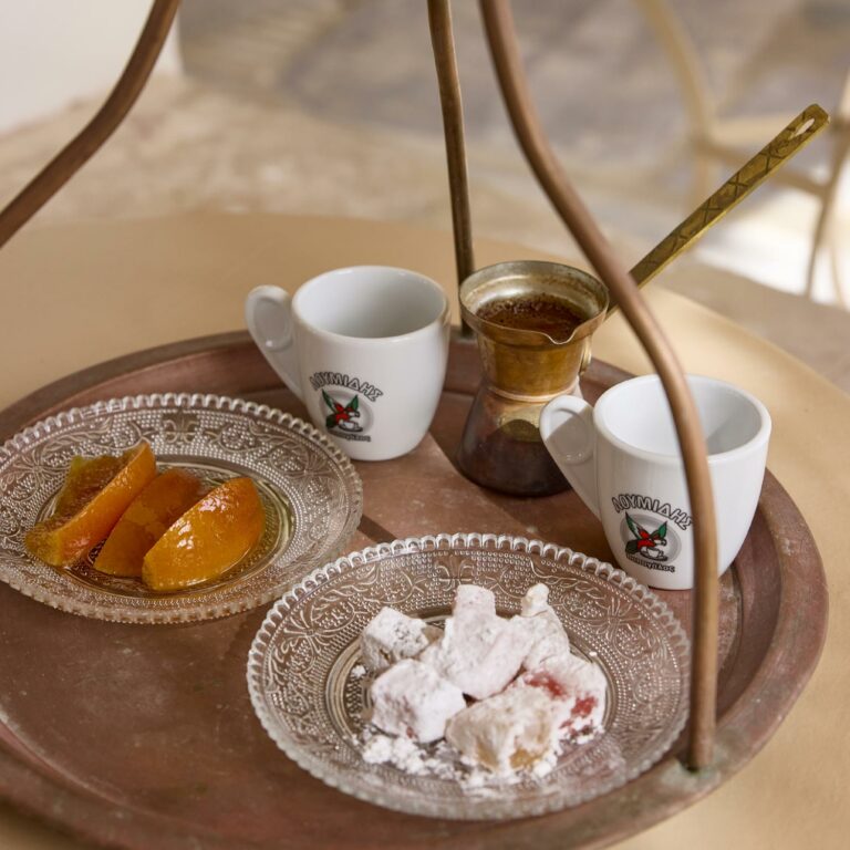 Kafeneion Beautiful Hellas village square experience at Grecotel Creta Palace