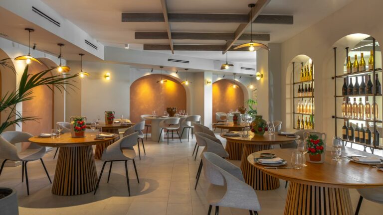 La Trattoria Italian restaurant at Grecotel Creta Palace in Crete