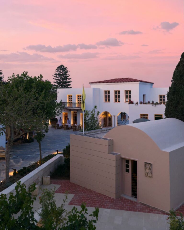 Panoramic view of the Chapel at Grecotel Creta Palace