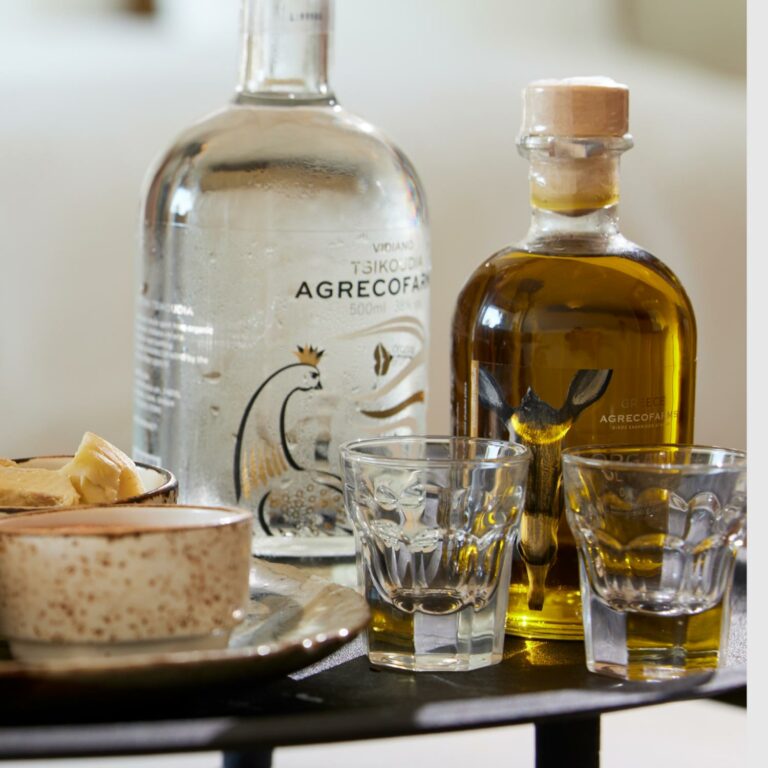 Organic olive oil and local Greek products at Agreco shop