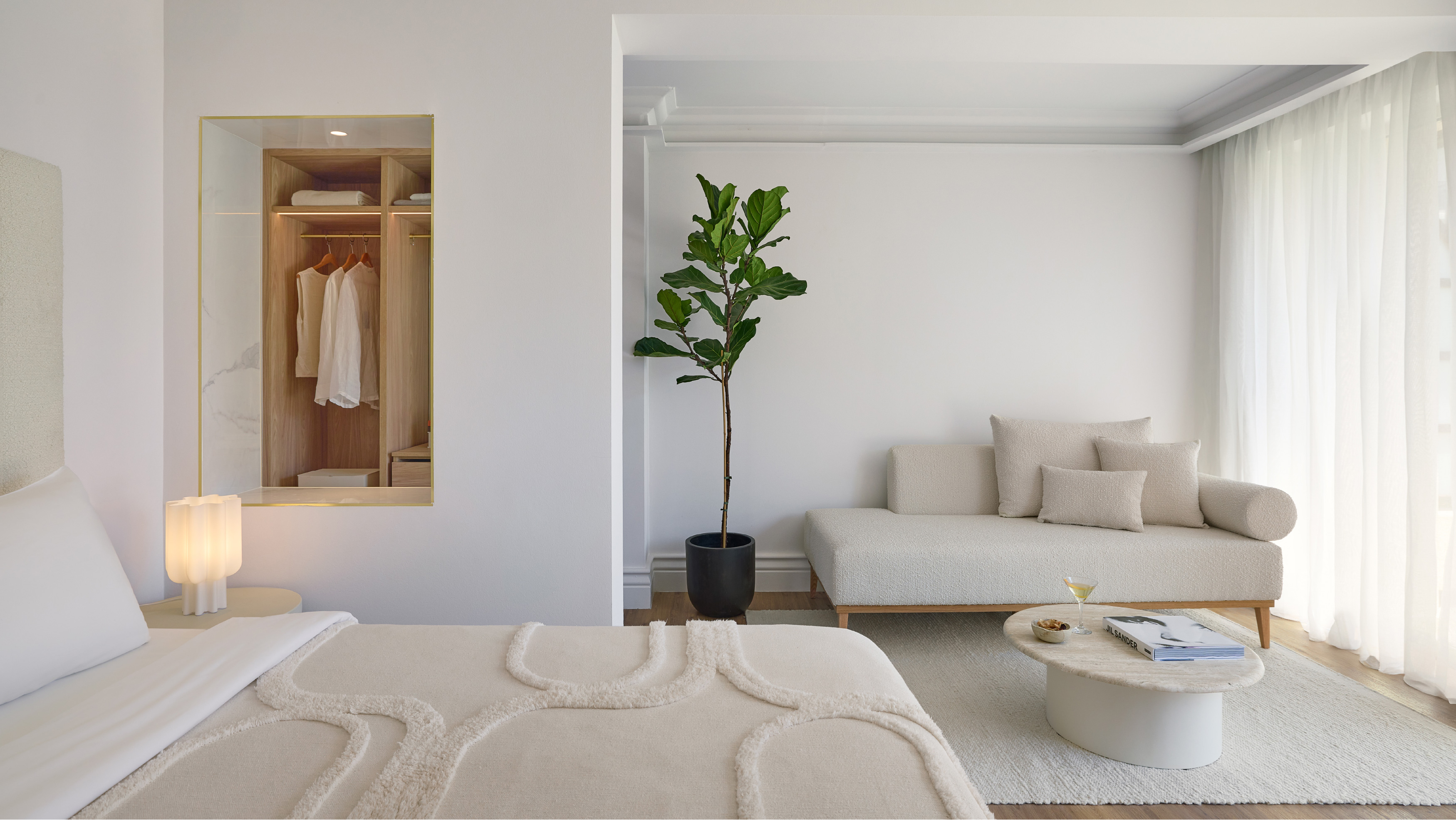 Interior of the Deluxe Room Panoramic at Filoxenia Kalamata