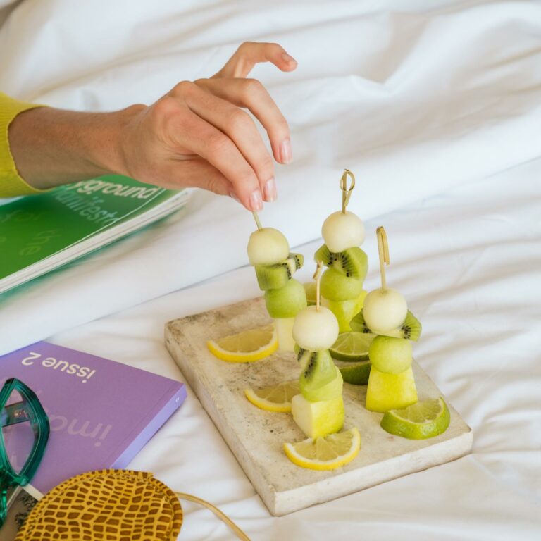 Welcome amenities in the Deluxe Room Veranda