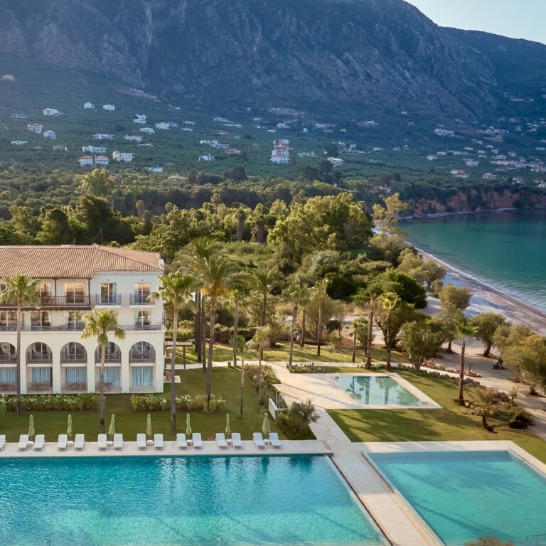 Panoramic resort views at Filoxenia Kalamata