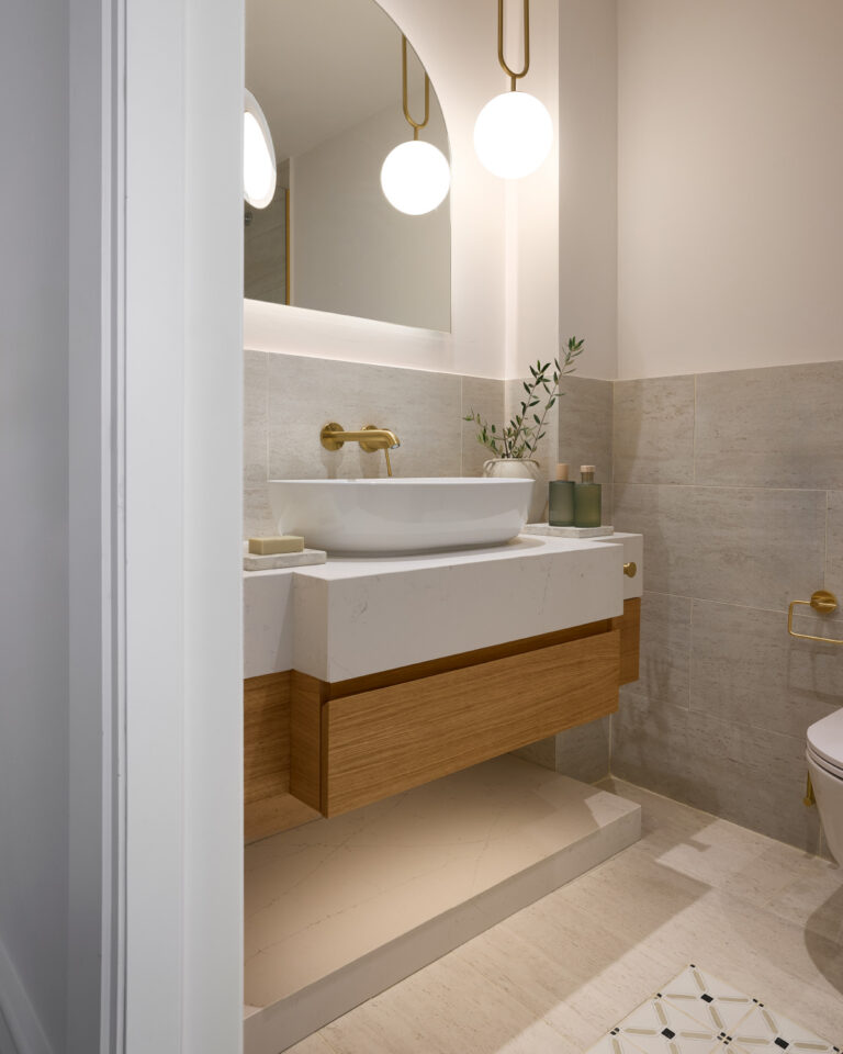 Bathroom details in the Superior Panoramic Room
