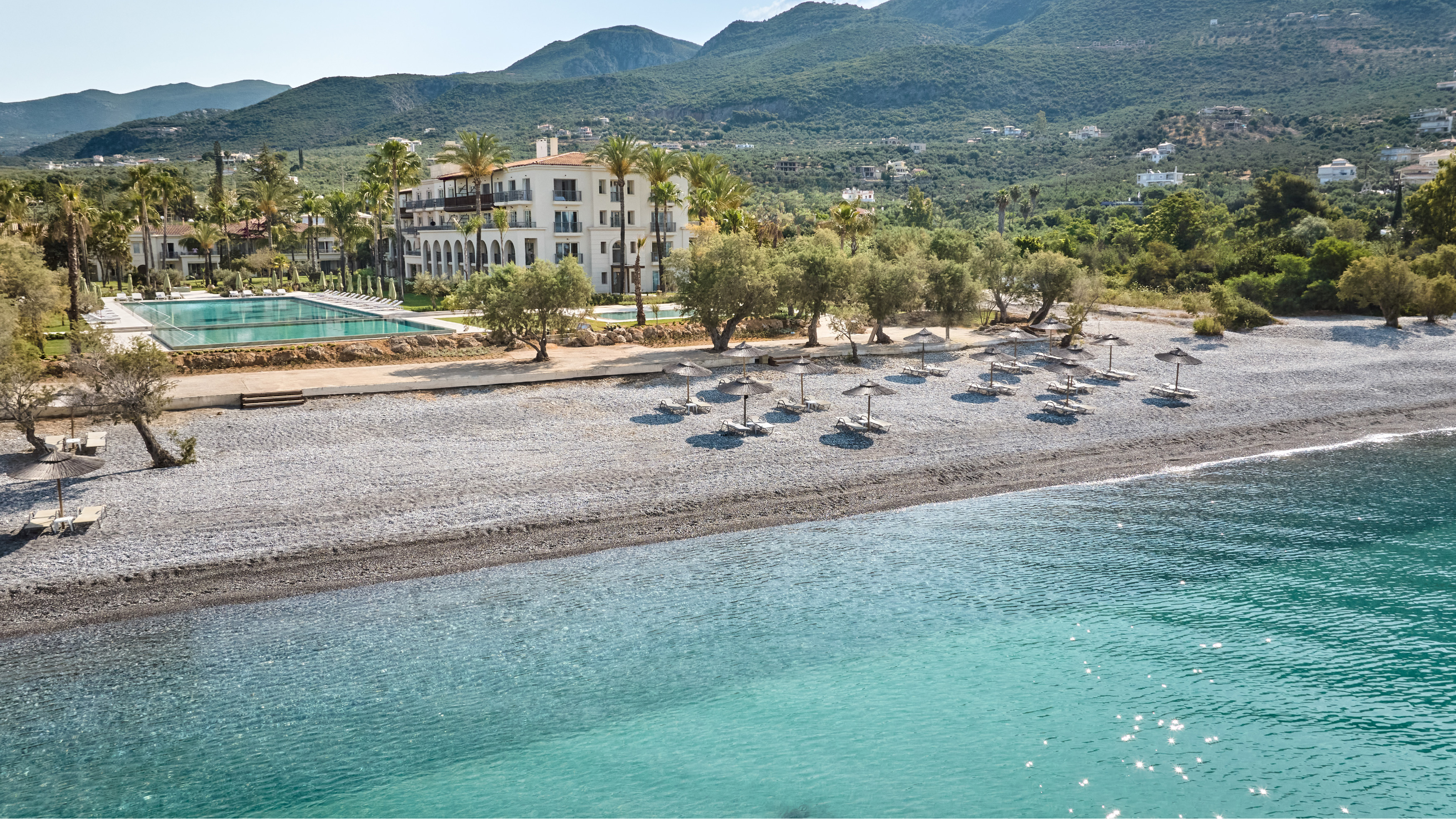 Panoramic views of Filoxenia Kalamata resort