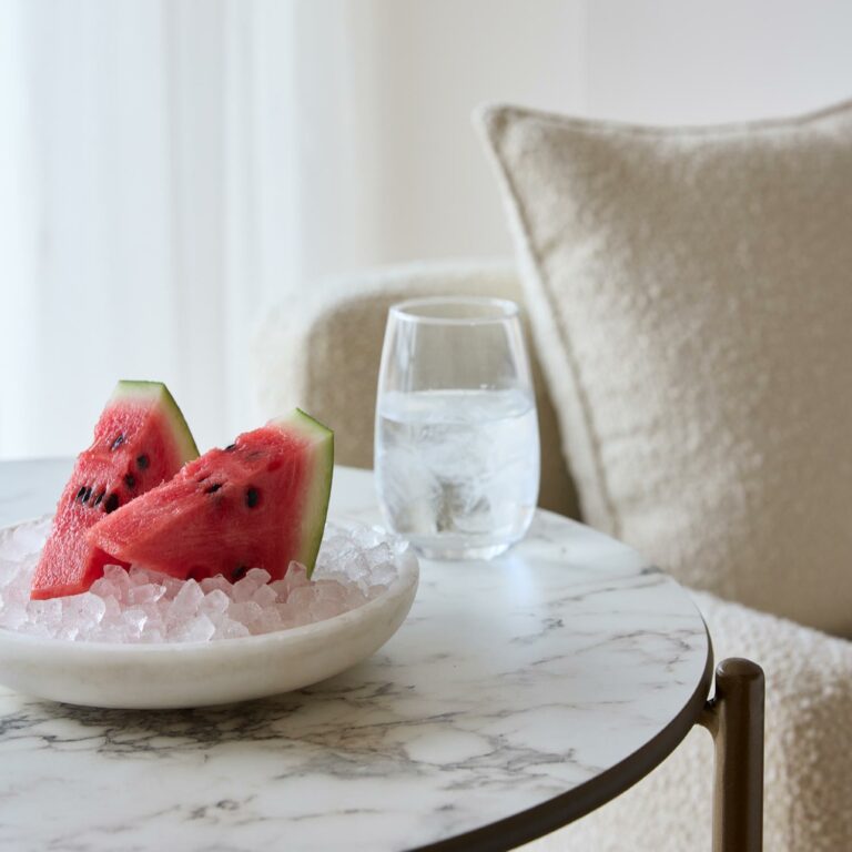 Welcome amenities in the Superior Panoramic Room
