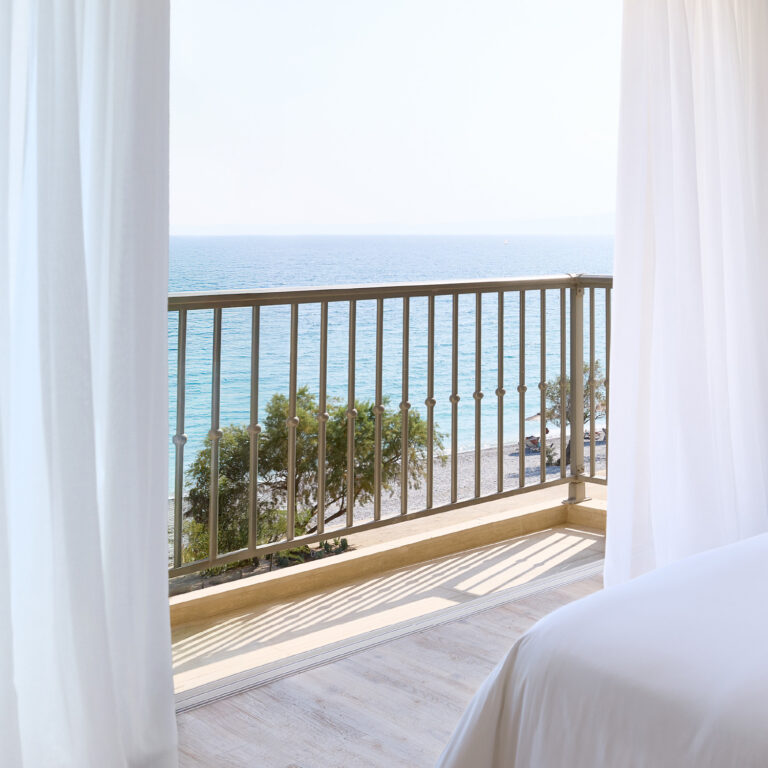 Balcony views from the Seafront Deluxe Suite