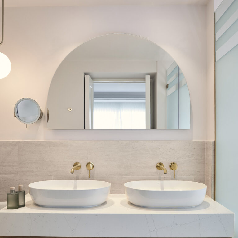 Bathroom details in the Two Bedroom Garden Suite