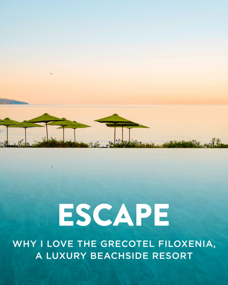 Sea and infinity pool view at Grecotel Filoxenia Kalamata