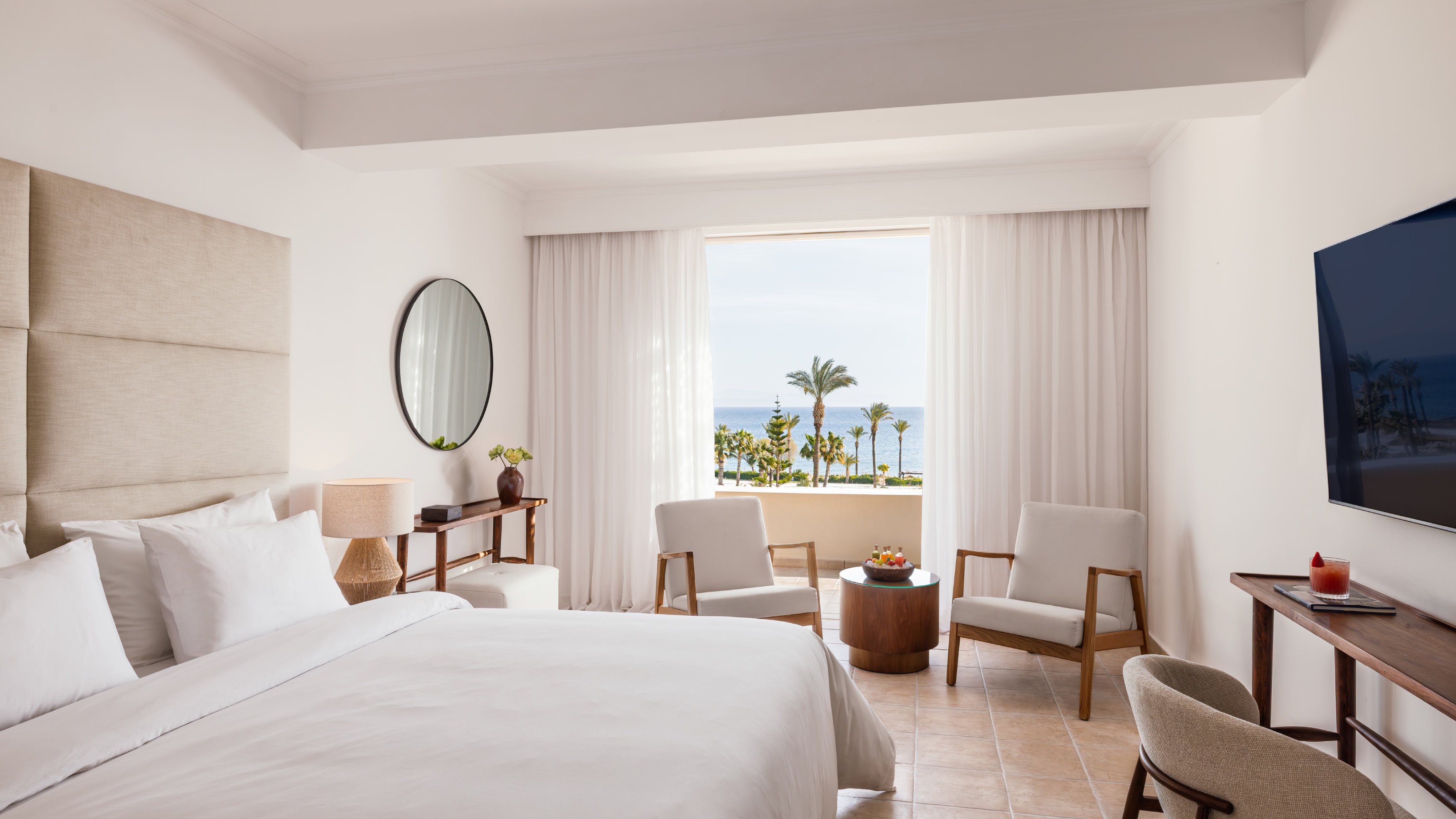 Double room with side sea view at Grecotel Luxme Kos
