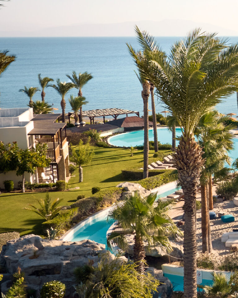 Balcony view from Dream Villa Senior at LUXME Kos