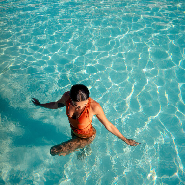 Luxury family suite with shared pool at Grecotel Kos