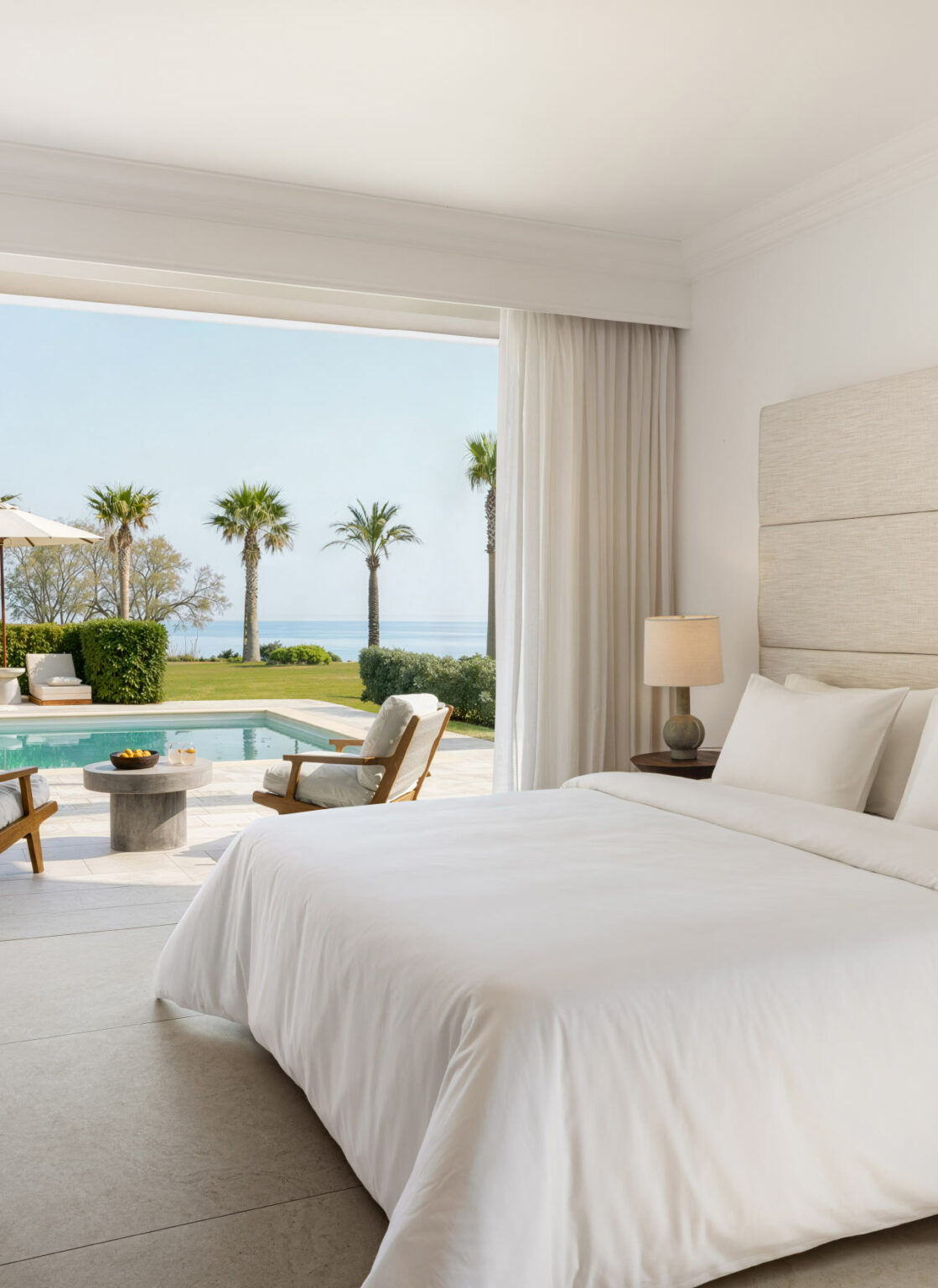 Luxury family suite with private pool
