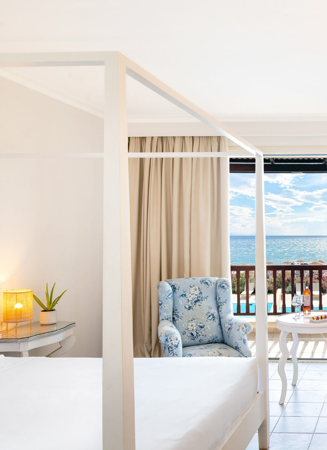 First row beachfront bungalow