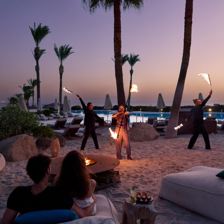 Beach entertainment activities