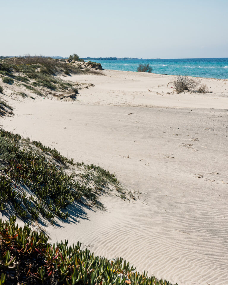 Sandy beach at LUXME Kos