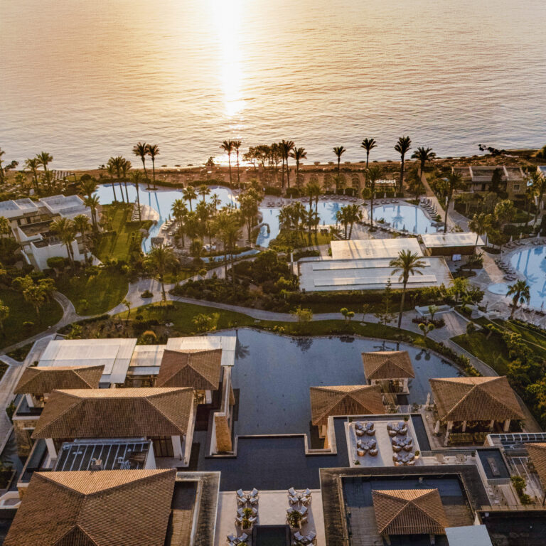Panoramic resort view