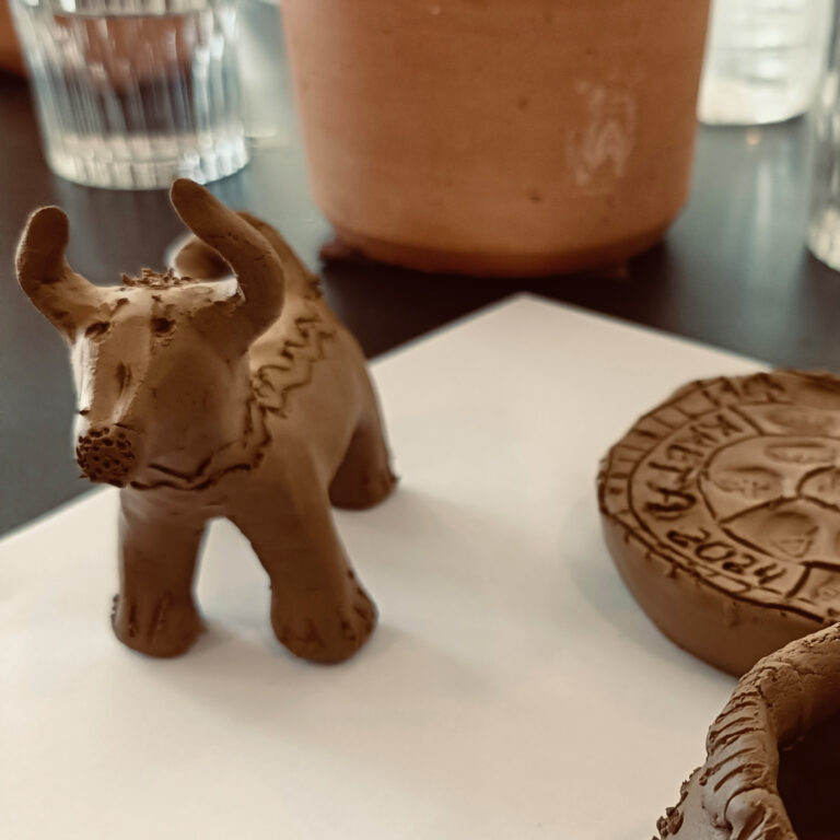 Traditional ceramics workshop in Crete.