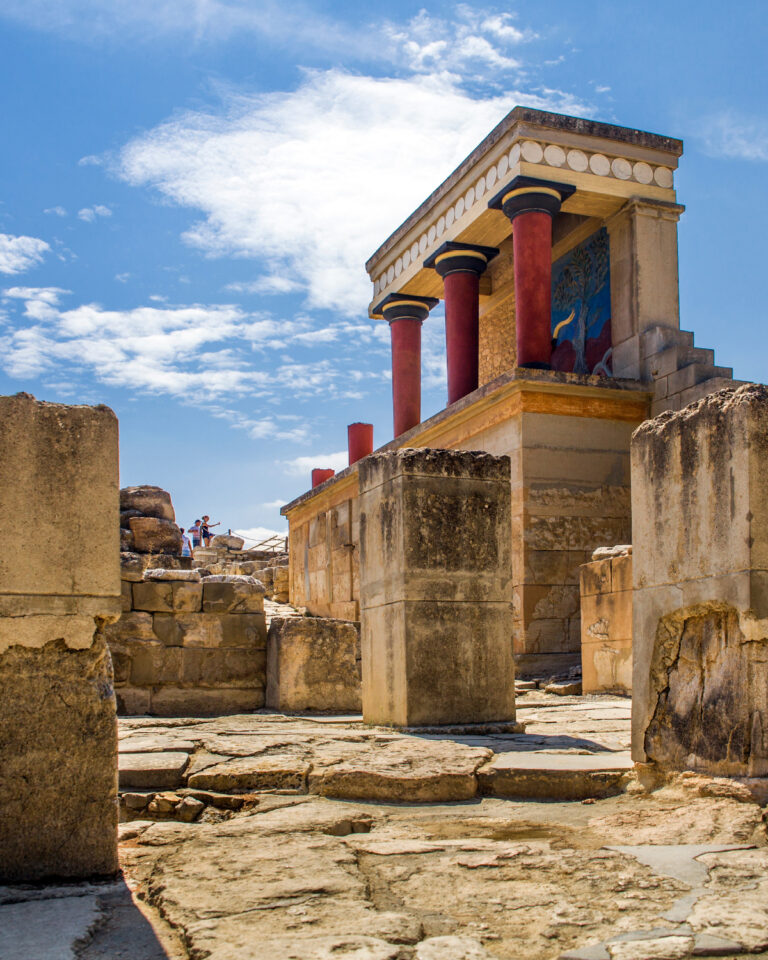 Minoan Palace of Knossos in Crete.