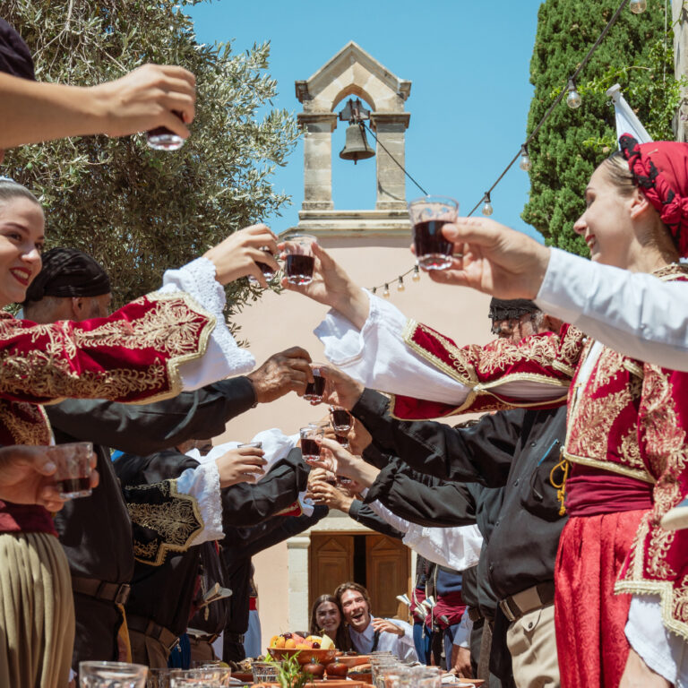 Traditional celebration at Grecotel Agreco Farm in Crete.
